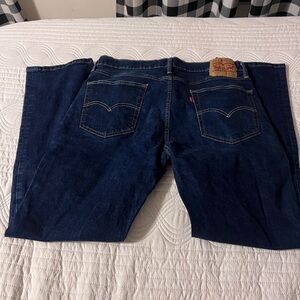 Levi's Men's Dark Blue Relaxed Jeans